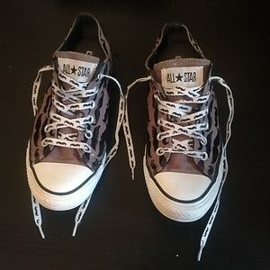 Converse Mustache Shoes